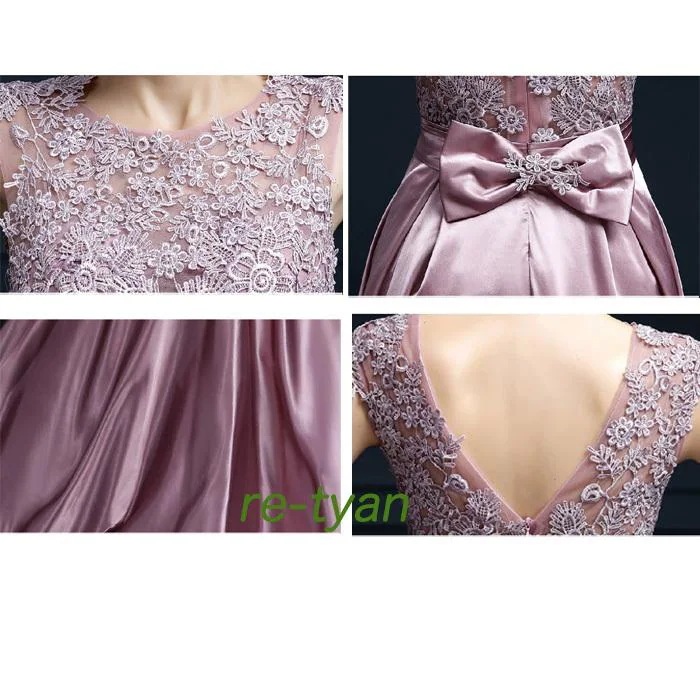 パーティードレス 結婚式 ロングドレス マキシ丈 演奏会フォーマルドレス レース 花柄 カラードレス 花嫁 二次会 披露宴発表会 忘年会 演出舞台 ピアノお呼ばれ