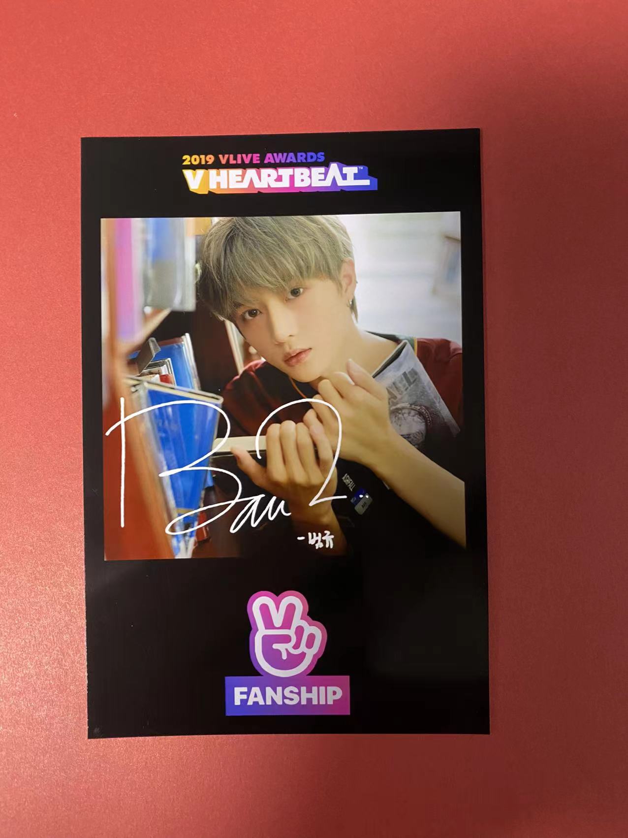 TXT ボムギュ VLIVEハートビート ポラロイド TXT VLIVE ハートビート ポラロイド ラキドロ ボムギュ テヒョン