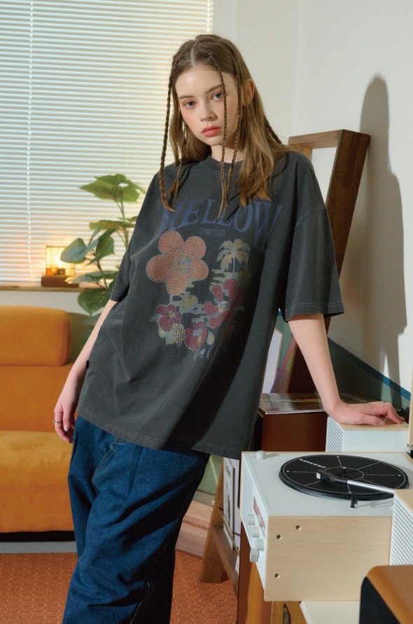 【CPGN STUDIO】24SS★ SUNNY CLUB Pigment Short Sleeve Tee CPGN STUDIO】24SS☆ SUNNY CLUB Pigment Short Sleeve Tee CPGN