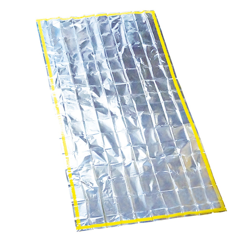 緊急簡易アルミ寝袋 静音タイプ 保温/防水/防風 125cm×220cm 1枚入り X10パック 緊急簡易アルミ寝袋 静音タイプ 保温/防水/防風 125cm×220cm 1枚入り X10パック