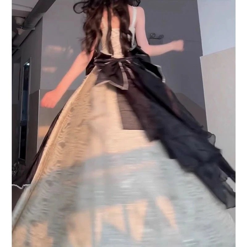 シャンパンカラードレスロリータアダルトギフトホストプリンセススカートロリータスカートトレンドワンピースドレスドレス