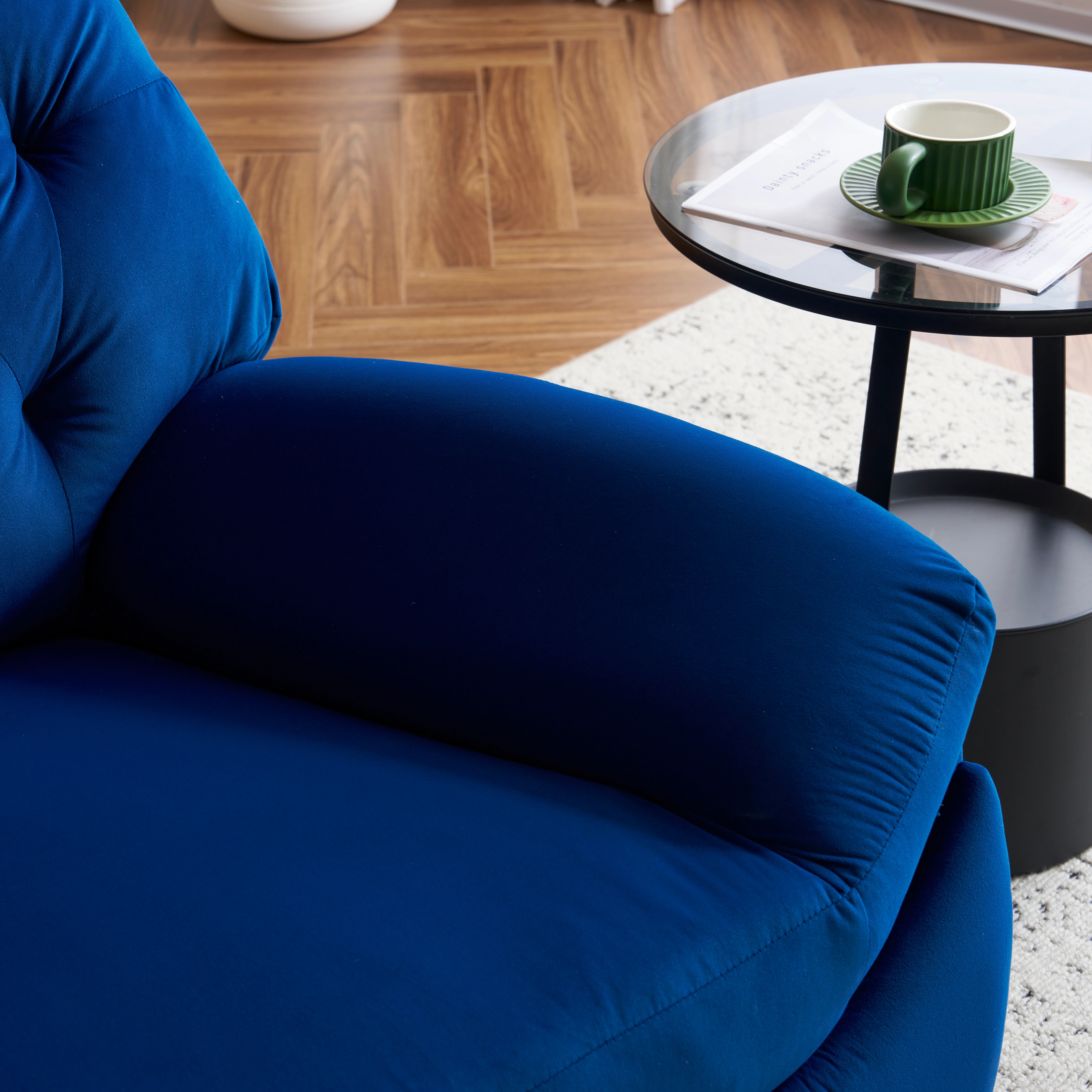 187電動1人掛けソファー リクライニングチェア ゲーミングチェア ベルベット 貝殻のデザイン 270度回転式 背もたれ調節105-165度 簡単昇降ボタン　快適なリビング必需品