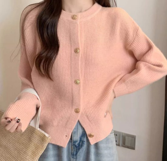 ニットカーディガン レディース カーディガン 羽織 ニット セータートップス ラウンドネック フロントボタン 金ボタン リブニット 長袖 シンプル 無地 カジュアル お出かけ おしゃれ ファッション ニットカーディガン レディース カーディガン 羽織 ニット セータートップス ラウンドネック フロントボタン 金ボタン リブニット 長袖 シンプル 無地 カジュアル お出かけ おしゃれ ファッション