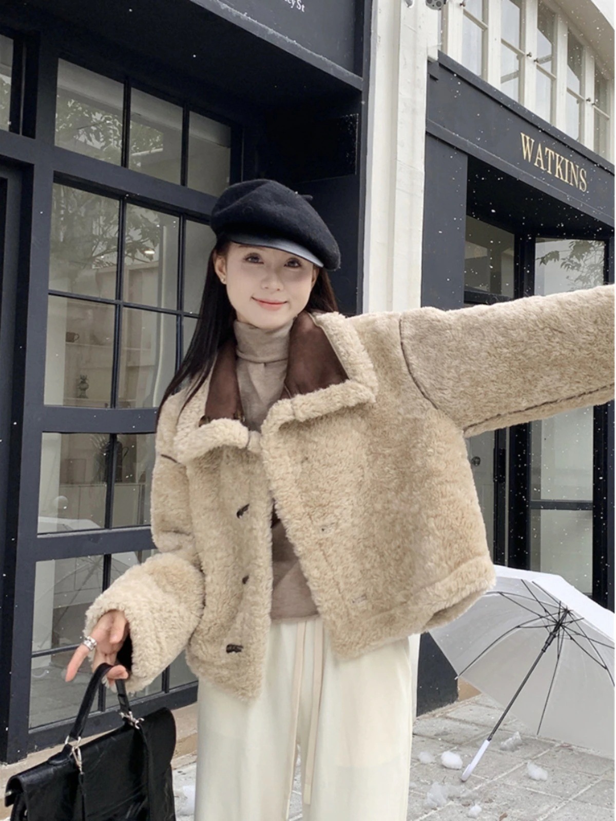 秋冬防寒 あったかアウター 韓国風コートスタイルアップ かわいい ブルゾンファー付きファッション系裹起毛大人ゆったりカジュアルストリートサイズレディースムートン襟ゆるダボ シルエット学生通学丈エコ 秋冬防寒 あったかアウター 韓国風コートスタイルアップ かわいい ブルゾンファー付きファッション系裹起毛大人ゆったりカジュアルストリートサイズレディースムートン襟ゆるダボ シルエット学生通学丈エコ