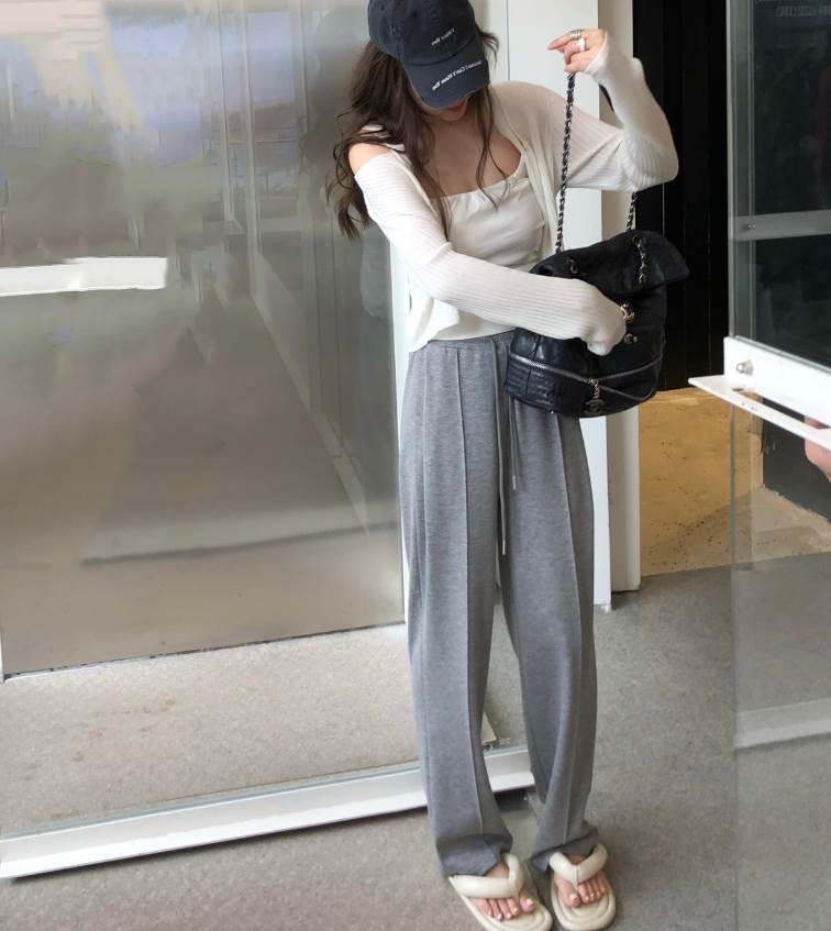 ボトムス スウェット ジャージ ジョガーパンツ ロング丈 Aライン ウエストマーク ウエストゴム 伸縮性 おしゃれ グレー こなれ感 ラフ ボーイッシュ ルーズ 無地 春 夏 秋 冬 オールシーズン ボトムス スウェット ジャージ ジョガーパンツ ロング丈 Aライン ウエストマーク ウエストゴム 伸縮性 おしゃれ グレー こなれ感 ラフ ボーイッシュ ルーズ 無地 春 夏 秋 冬 オールシーズン