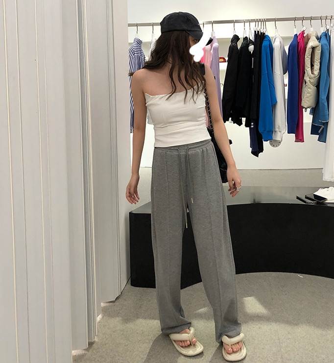 ボトムス スウェット ジャージ ジョガーパンツ ロング丈 Aライン ウエストマーク ウエストゴム 伸縮性 おしゃれ グレー こなれ感 ラフ ボーイッシュ ルーズ 無地 春 夏 秋 冬 オールシーズン ボトムス スウェット ジャージ ジョガーパンツ ロング丈 Aライン ウエストマーク ウエストゴム 伸縮性 おしゃれ グレー こなれ感 ラフ ボーイッシュ ルーズ 無地 春 夏 秋 冬 オールシーズン