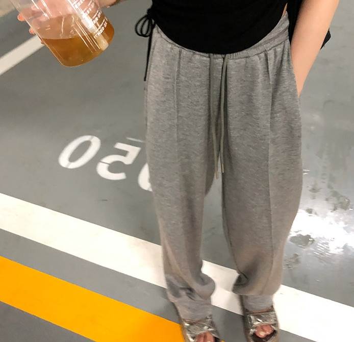 ボトムス スウェット ジャージ ジョガーパンツ ロング丈 Aライン ウエストマーク ウエストゴム 伸縮性 おしゃれ グレー こなれ感 ラフ ボーイッシュ ルーズ 無地 春 夏 秋 冬 オールシーズン ボトムス スウェット ジャージ ジョガーパンツ ロング丈 Aライン ウエストマーク ウエストゴム 伸縮性 おしゃれ グレー こなれ感 ラフ ボーイッシュ ルーズ 無地 春 夏 秋 冬 オールシーズン