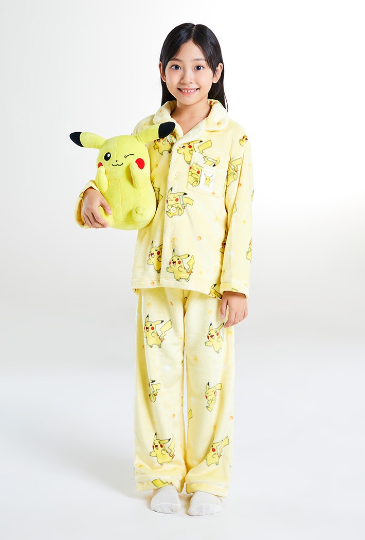 子供用 冬用パジャマ ポケモン(ピカチュウ) 110-160