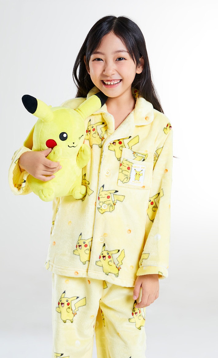 子供用 冬用パジャマ ポケモン(ピカチュウ) 110-160