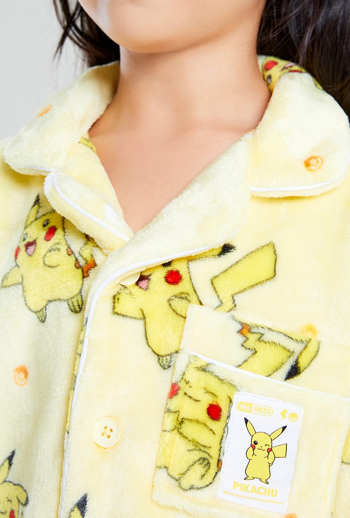 子供用 冬用パジャマ ポケモン(ピカチュウ) 110-160