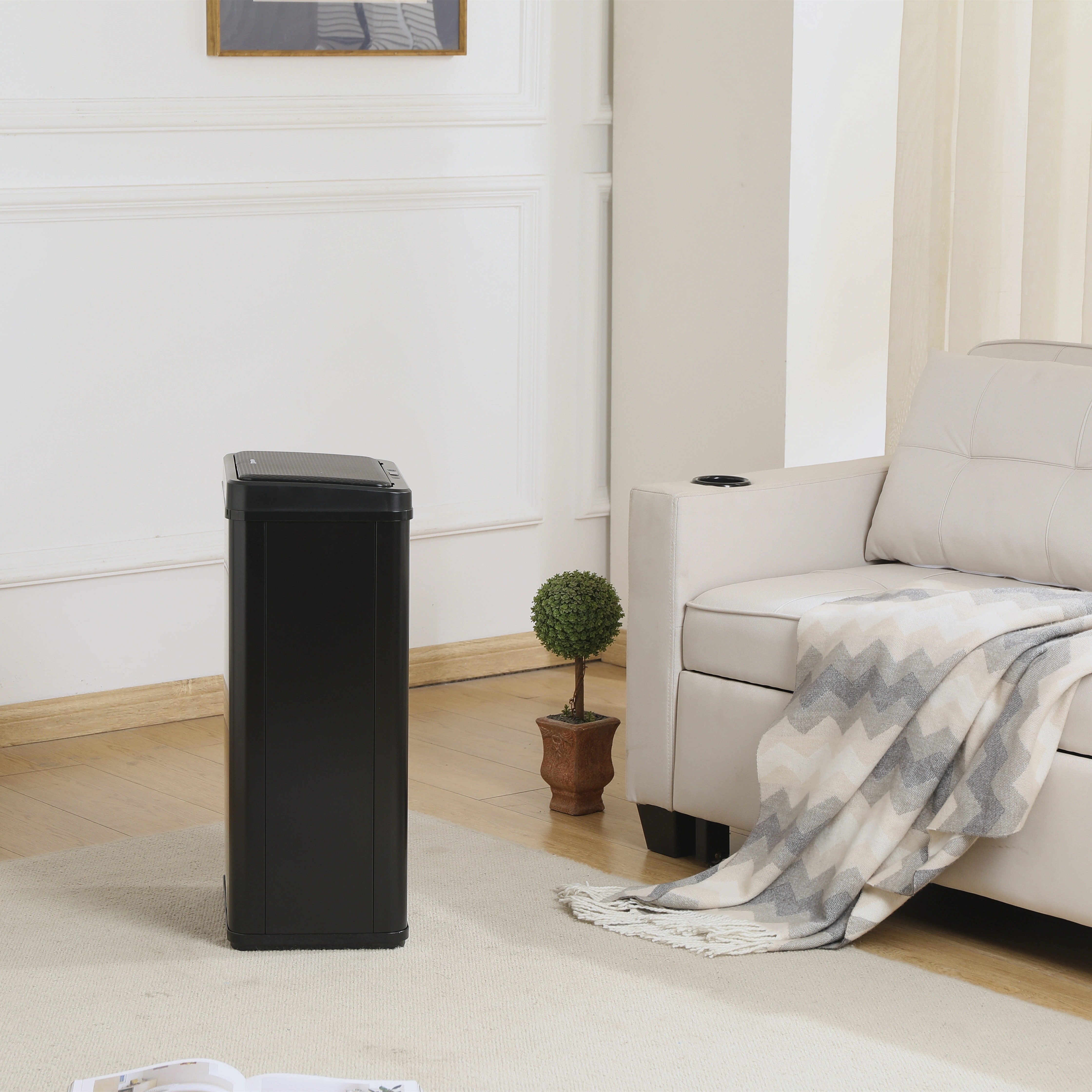 501【人気新作】ゴミ箱 自動開閉 おしゃれ 45L袋対応 大容量 50L ふた付き 高機能センサー スリム キッチン リビング 屋外 縦型 大型 ステンレス製 ダストボックス ごみ箱 資源ゴミ