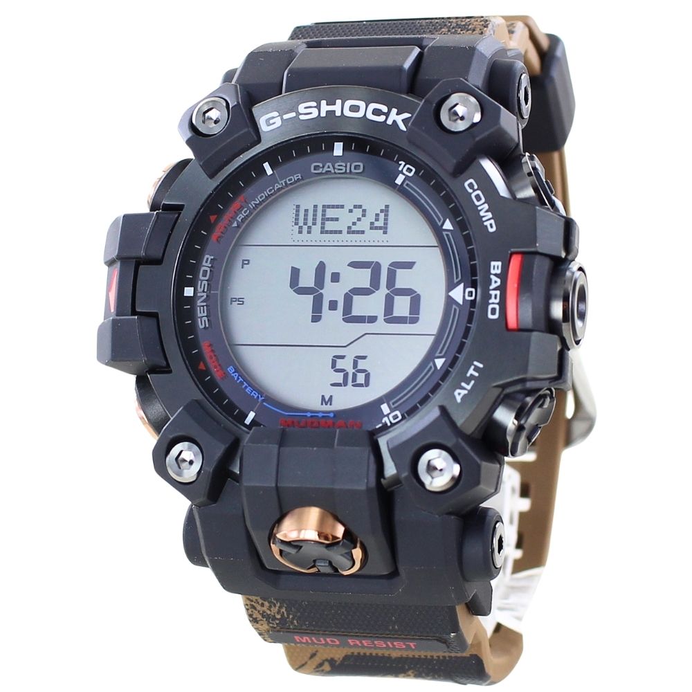カシオ ジーショック Gショック 電波 ソーラー 腕時計 手表 メンズ 防水 デジタル トヨタ ランクル コラボモデル 方位 温度 高度 気圧 マッドマン ソーラー電波時計 プレゼント 男性 G-SH