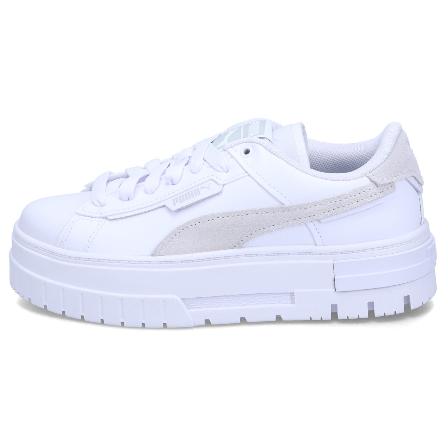 スニーカー メイズ クラッシュド ウィメンズ レディース 厚底 ホワイト 白 392495-04 スニーカー メイズ クラッシュド ウィメンズ レディース 厚底 ホワイト 白 392495-04