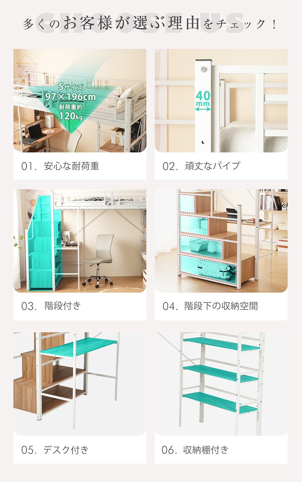 国内即発送!送.料.無.料!ロフトベッドデスク付きパイプベッド収納棚シングルロフトベッド収納階段付き大人左右入れ替え可能子供ベッド一人暮らし北欧風二段ベッド子供部屋スチール耐震パイプ金属 国内即発送!送.料.無.料!ロフトベッドデスク付きパイプベッド収納棚シングルロフトベッド収納階段付き大人左右入れ替え可能子供ベッド一人暮らし北欧風二段ベッド子供部屋スチール耐震パイプ金属