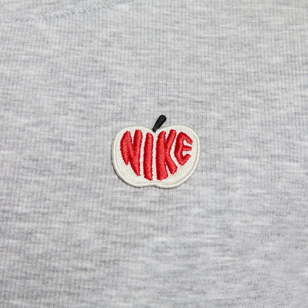 ナイキレディースナイキスポーツウェアリブ付き長袖クロップトップ HV8728-063