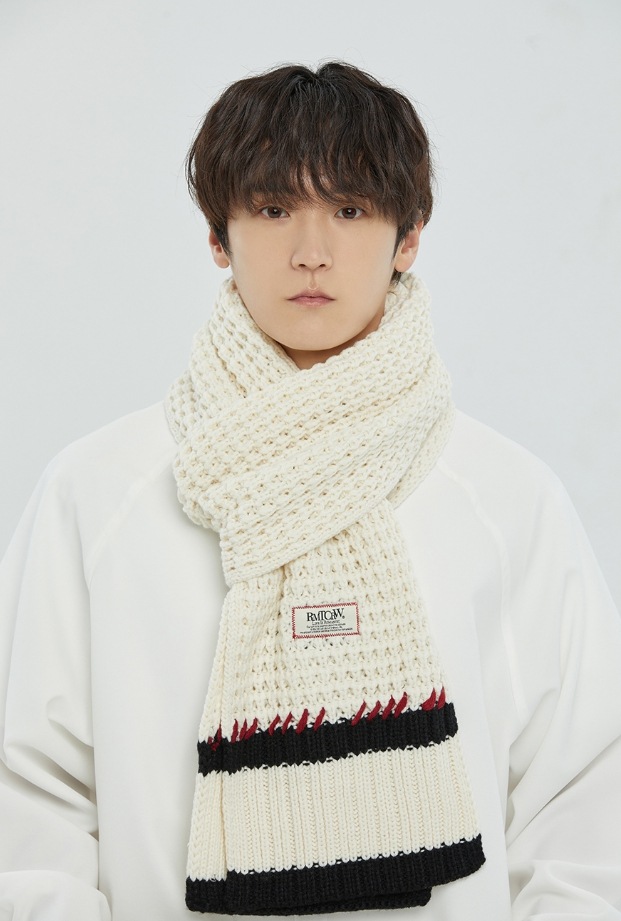 【ROMANTIC CROWN】23FW★ CLASSIC HAND STITCH MUFFLER ROMANTIC CROWN】 CLASSIC HAND STITCH MUFFLER マフラー