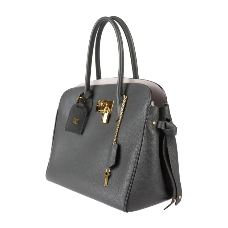 美品 LOUIS VUITTON ルイ ヴィトン ハンドバッグ M55317 ミラMM トリヨンレザー エタン グレー系 ゴールド金具 トートバッグ ターンロック ビトン【本物保証】 美品 LOUIS VUITTON ルイ ヴィトン ハンドバッグ M55317 ミラMM トリヨンレザー エタン グレー系 ゴールド金具 トートバッグ ターンロック ビトン【本物保証】