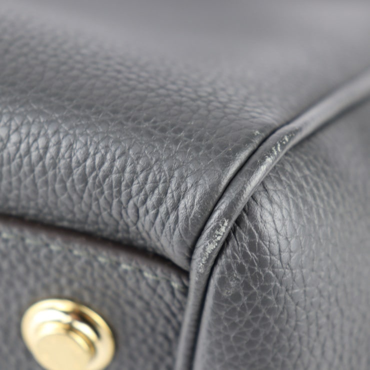 美品 LOUIS VUITTON ルイ ヴィトン ハンドバッグ M55317 ミラMM トリヨンレザー エタン グレー系 ゴールド金具 トートバッグ ターンロック ビトン【本物保証】 美品 LOUIS VUITTON ルイ ヴィトン ハンドバッグ M55317 ミラMM トリヨンレザー エタン グレー系 ゴールド金具 トートバッグ ターンロック ビトン【本物保証】