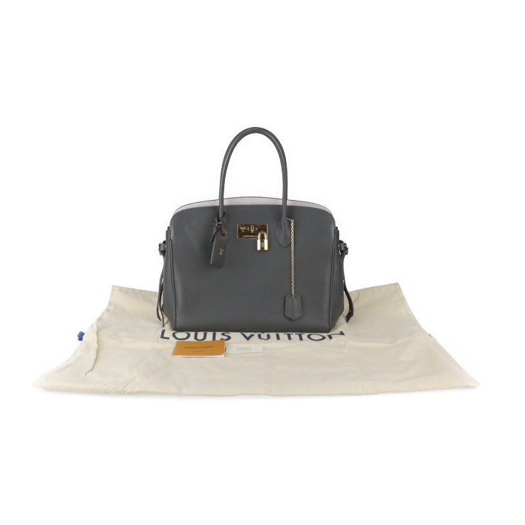 美品 LOUIS VUITTON ルイ ヴィトン ハンドバッグ M55317 ミラMM トリヨンレザー エタン グレー系 ゴールド金具 トートバッグ ターンロック ビトン【本物保証】 美品 LOUIS VUITTON ルイ ヴィトン ハンドバッグ M55317 ミラMM トリヨンレザー エタン グレー系 ゴールド金具 トートバッグ ターンロック ビトン【本物保証】