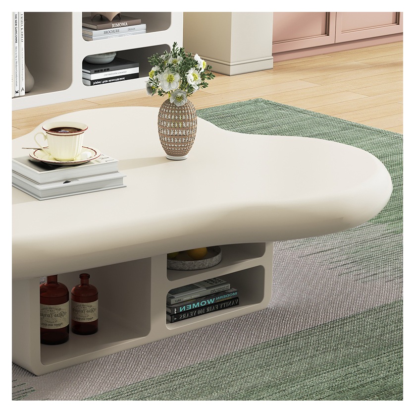 北欧 ローテーブル リビングテーブル センターテーブル シンプル モダン カフェ風 ホワイト 歪 雲型 北欧 ローテーブル リビングテーブル センターテーブル シンプル モダン カフェ風 ホワイト 歪 雲型