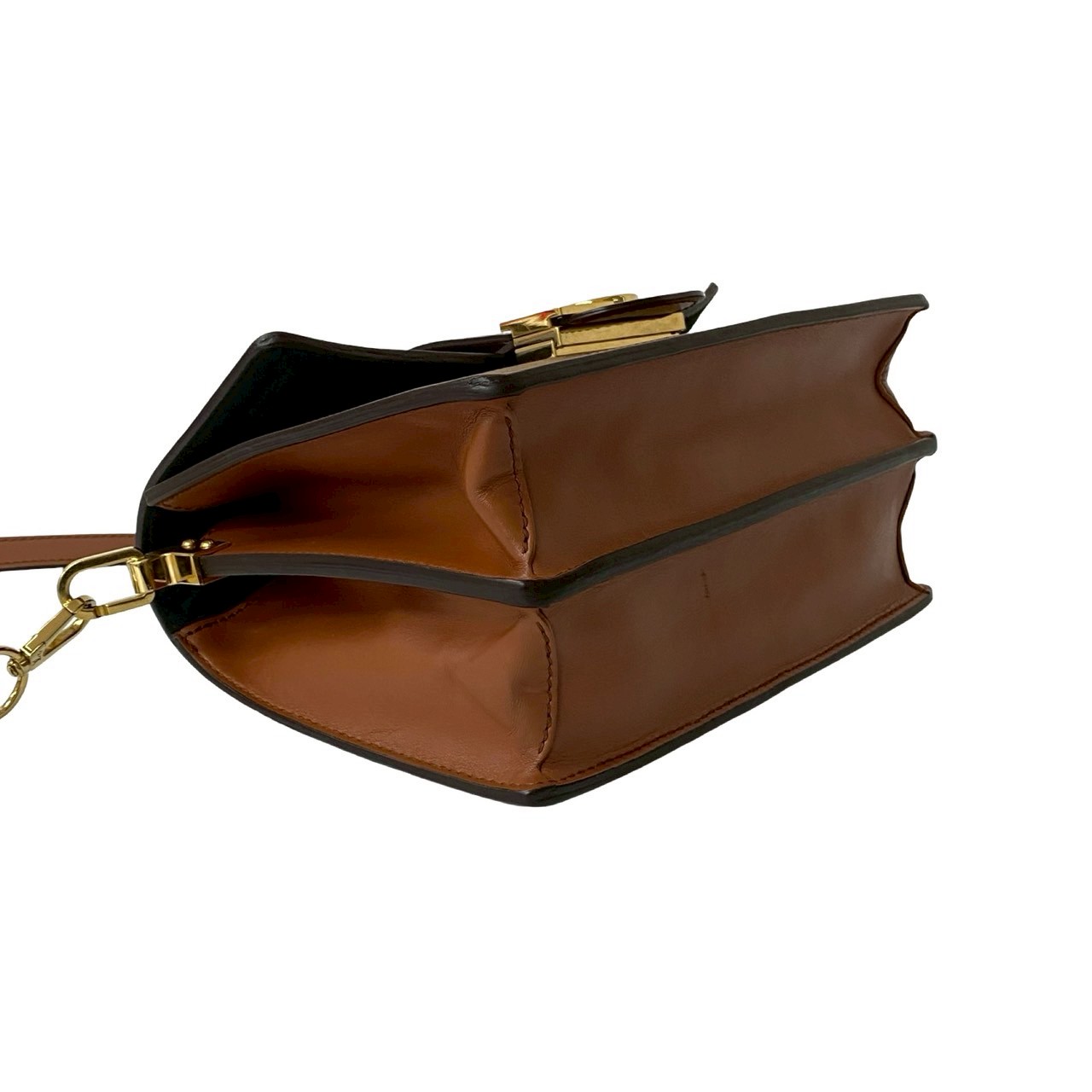 ドーフィーヌ モノグラムショルダーバッグ レザー PVC ブラウン 61-10 ドーフィーヌ モノグラムショルダーバッグ レザー PVC ブラウン 61-10