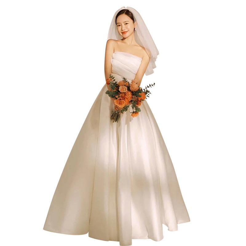 パーティードレス結婚式ドレスウェディングドレス シンプル ウエディングドレス ドレス
