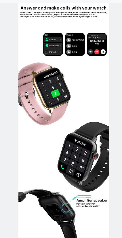 【HD Bluetooth通話可能 1.83インチ大画面 Smart Watch スマートウォッチ IP67防水 健康サポート機能が充実 多言語対応 ゲーム 多機能 【HD Bluetooth通話可能 1.83インチ大画面 Smart Watch スマートウォッチ IP67防水 健康サポート機能が充実 多言語対応 ゲーム 多機能