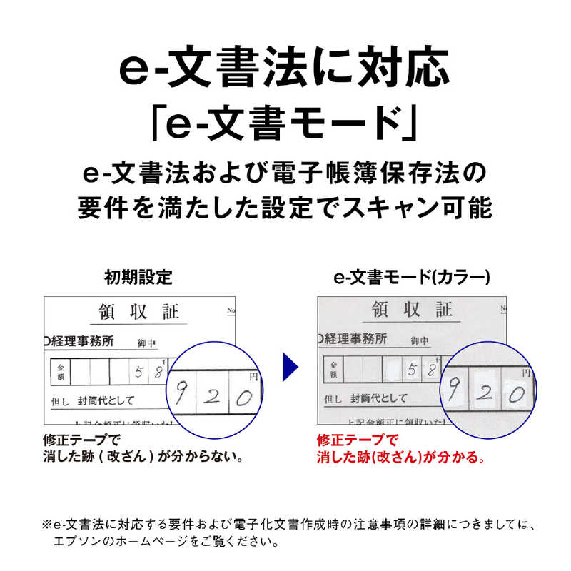 エプソン　EPSON　スキャナー パーソナルドキュメント [A4サイズ /Wi-Fi／USB]　DS-C420W