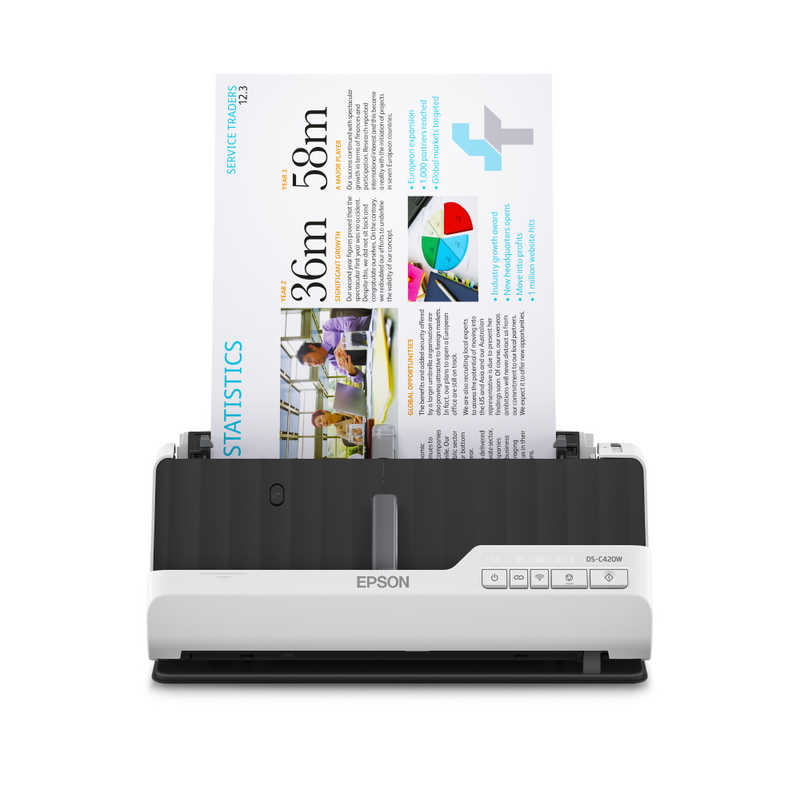 エプソン　EPSON　スキャナー パーソナルドキュメント [A4サイズ /Wi-Fi／USB]　DS-C420W