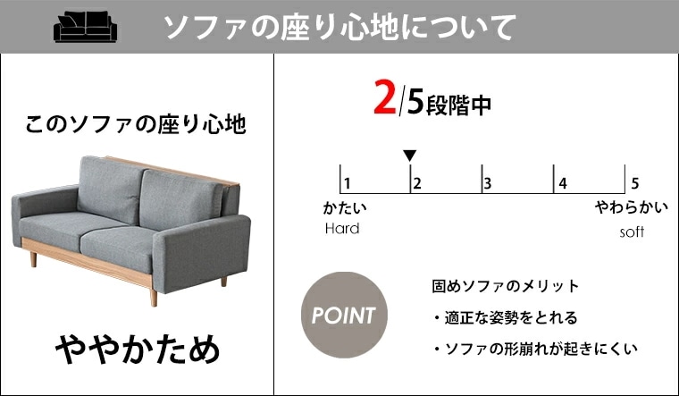 ソファ ソファー 2.5人掛け 3人掛け 幅165cm ファブリック張り コンパクトサイズ ブルー グレー