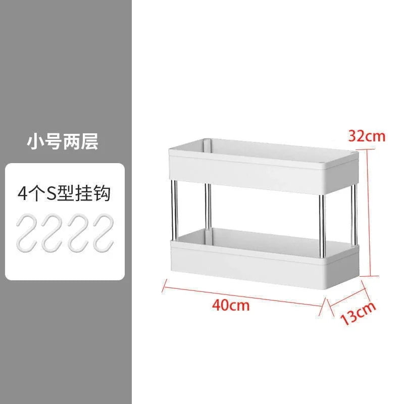 FF取り外し可能なポータブル収納ラック キッチン 床収納収納ラック 多層バス トイレ プラスチック棚 キャスター付き