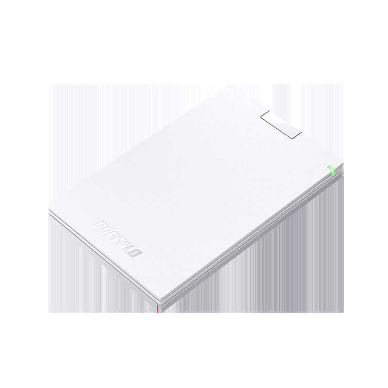 BUFFALO　外付けHDD ホワイト [ポータブル型 /500GB]　HD-PCG500U3-WA