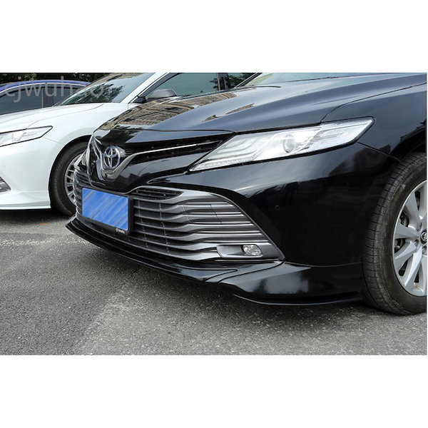 フロントバンパーガード【新型カムリ 70系 CAMRY】専用設計 ABS サイド コーナーガーニッシュ パネル 外装 プロテクター 3色 2Pセット