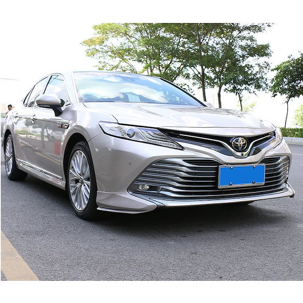 フロントバンパーガード【新型カムリ 70系 CAMRY】専用設計 ABS サイド コーナーガーニッシュ パネル 外装 プロテクター 3色 2Pセット