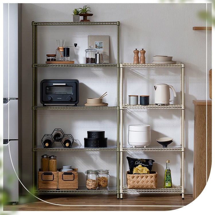 【公式】 スチールラック 幅80 収納ラック 5段 本棚 ラック オープンラック 棚板高さ調節 整理棚 収納 リビング キッチン 寝室 カーキ ベージュ SEC-800 メガ割 【公式】 スチールラック 幅80 収納ラック 5段 本棚 ラック オープンラック 棚板高さ調節 整理棚 収納 リビング キッチン 寝室 カーキ ベージュ SEC-800 メガ割