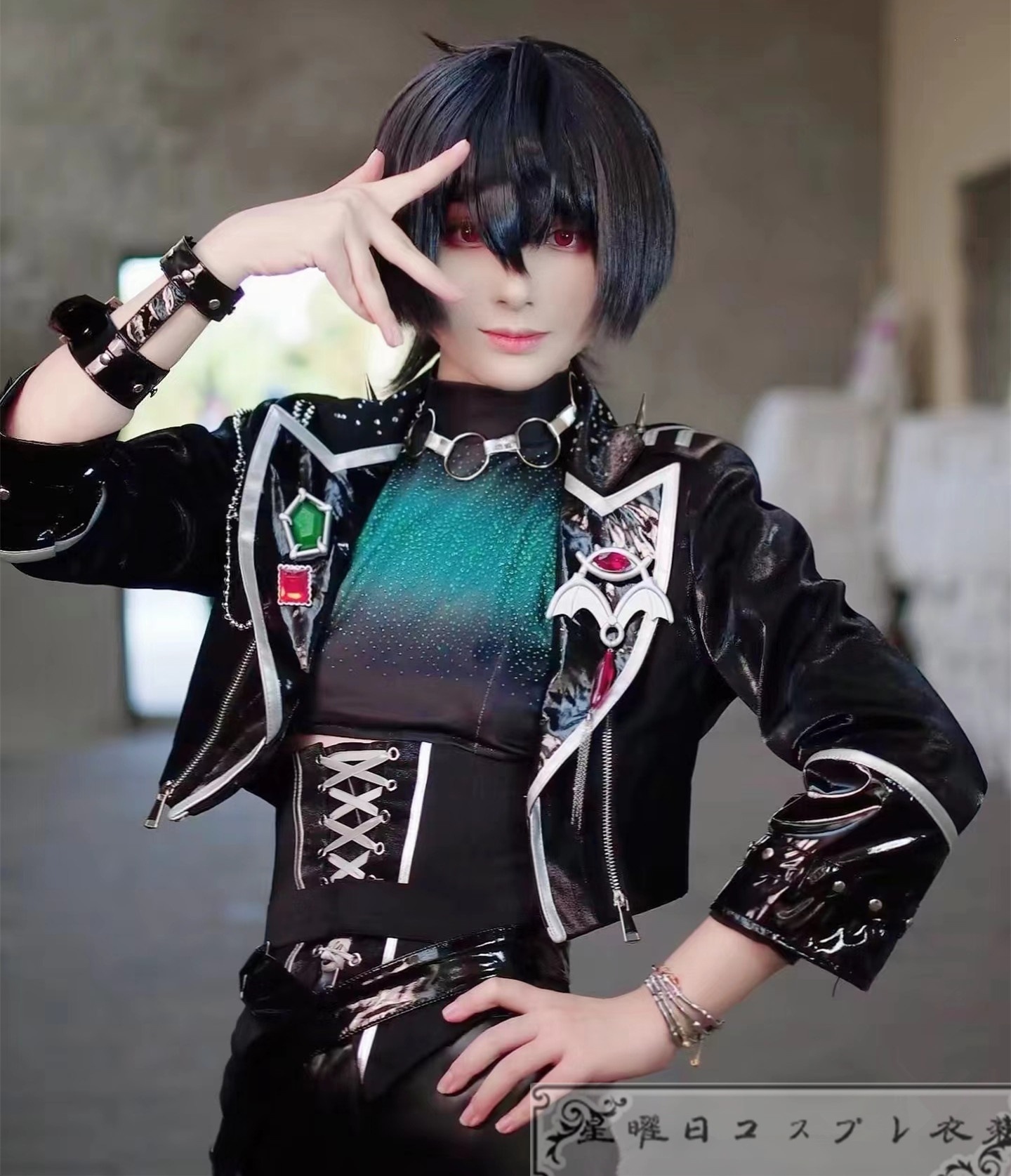 EVIL EVIL NUM+ イービル コスプレ 衣装 あんスタ あんスタ あんさんぶるスターズ EVIL NUM+ Ringing evil phone 囁く