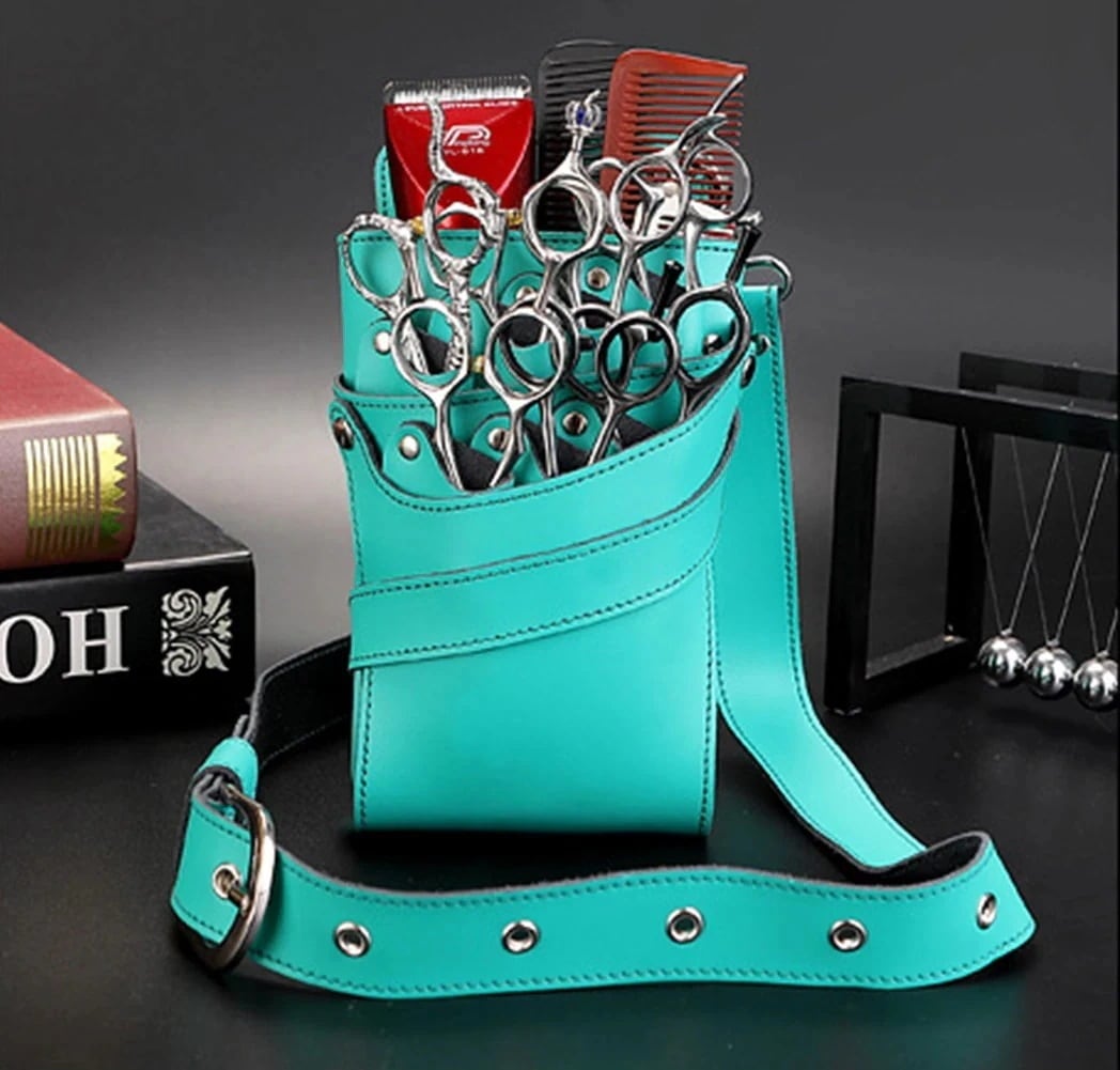 メガ割シザーケース 美容師 トリマー 7丁 はさみ 櫛 収納 サロン 家庭用 ショルダーバッグ 本革151 メガ割シザーケース 美容師 トリマー 7丁 はさみ 櫛 収納 サロン 家庭用 ショルダーバッグ 本革151