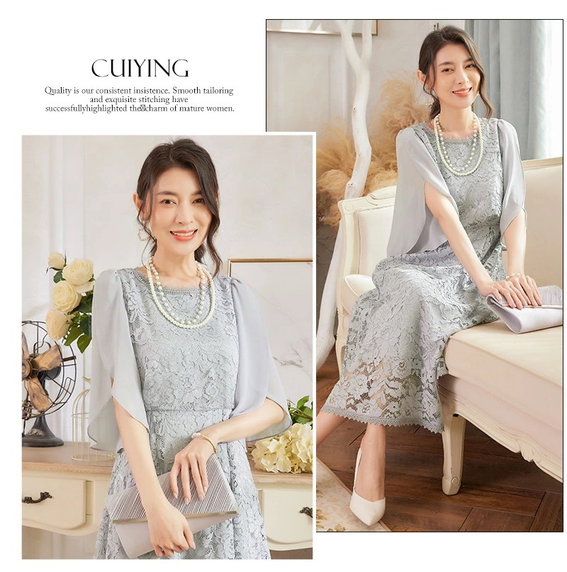 パーティードレス 結婚式 お呼ばれ ロング丈 20代 30代 40代 個性的 大きいサイズ パーティー ワンピース お呼ばれドレス ドレス 入学式 卒業式 袖あり emile0185