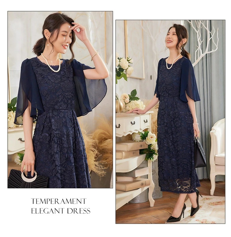 パーティードレス 結婚式 お呼ばれ ロング丈 20代 30代 40代 個性的 大きいサイズ パーティー ワンピース お呼ばれドレス ドレス 入学式 卒業式 袖あり emile0185