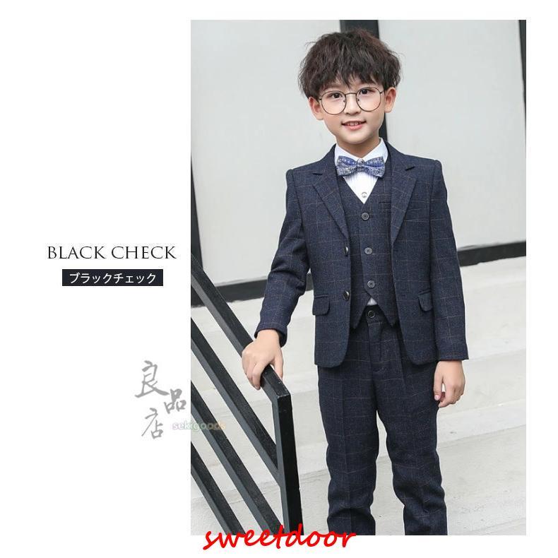 急速出荷 四点セットスーツ 子供 フォーマルスーツ 男の子 入学式 卒業式 入園式 卒園式 発表会 140 150 160 誕生日 七五三 おしゃれ 4点セット キッズ 結婚式 撮影