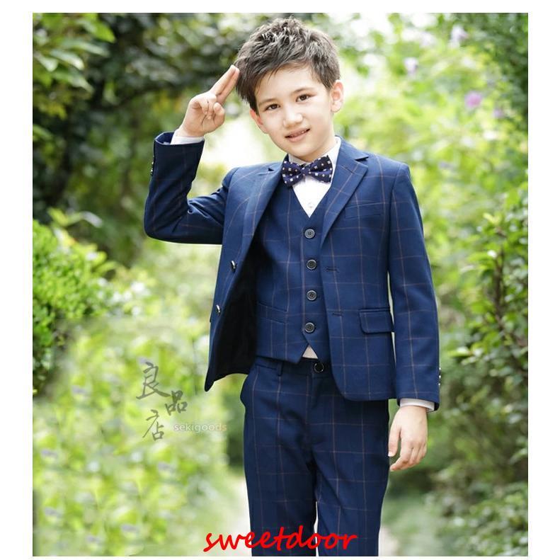 急速出荷 四点セットスーツ 子供 フォーマルスーツ 男の子 入学式 卒業式 入園式 卒園式 発表会 140 150 160 誕生日 七五三 おしゃれ 4点セット キッズ 結婚式 撮影