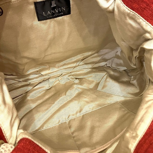 ランバン レッド バッグ トートバッグ ハンドバッグ レディース 未使用品【中古】 ランバン レッド バッグ トートバッグ ハンドバッグ レディース 未使用品【中古】