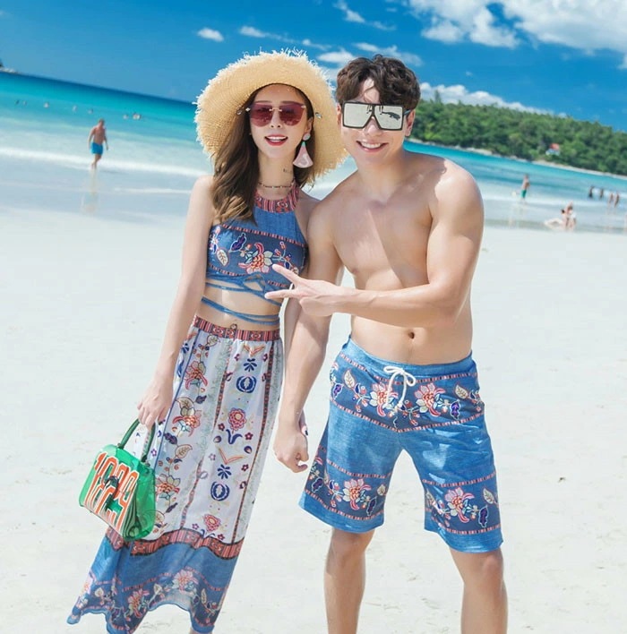 【男女セット】ペア水着 ペアルック ビキニ タンキニ パンツ カップル ペアルック ペア カップル 水着 4点セット セパレート セットアップ サーフパンツ ペアお揃い 半袖 レディース メンズ カッ 【男女セット】ペア水着 ペアルック ビキニ タンキニ パンツ カップル ペアルック ペア カップル 水着 4点セット セパレート セットアップ サーフパンツ ペアお揃い 半袖 レディース メンズ カッ