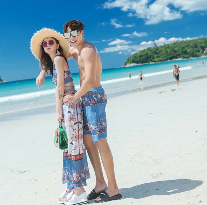 【男女セット】ペア水着 ペアルック ビキニ タンキニ パンツ カップル ペアルック ペア カップル 水着 4点セット セパレート セットアップ サーフパンツ ペアお揃い 半袖 レディース メンズ カッ 【男女セット】ペア水着 ペアルック ビキニ タンキニ パンツ カップル ペアルック ペア カップル 水着 4点セット セパレート セットアップ サーフパンツ ペアお揃い 半袖 レディース メンズ カッ