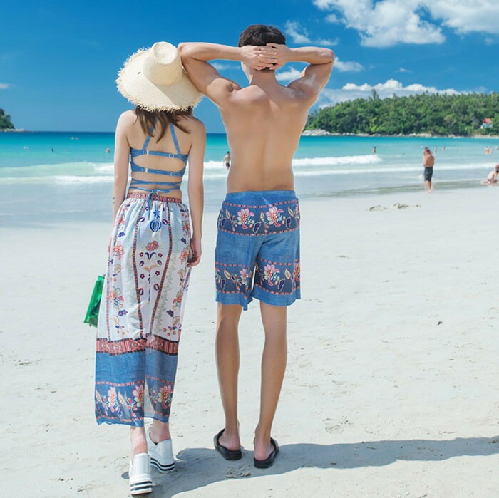 【男女セット】ペア水着 ペアルック ビキニ タンキニ パンツ カップル ペアルック ペア カップル 水着 4点セット セパレート セットアップ サーフパンツ ペアお揃い 半袖 レディース メンズ カッ 【男女セット】ペア水着 ペアルック ビキニ タンキニ パンツ カップル ペアルック ペア カップル 水着 4点セット セパレート セットアップ サーフパンツ ペアお揃い 半袖 レディース メンズ カッ