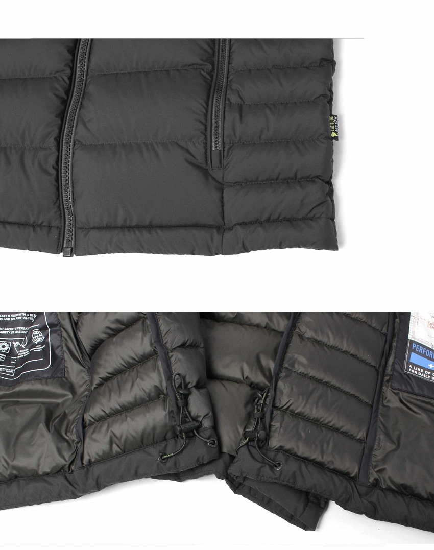 メンズ ダウン ジャケット アウター 上着 長袖 防寒 カジュアル シンプル ロゴ ジップアップ シンプル 通勤 旅行 保温 暖かい 温かい ファー BRUNSWICK 71569