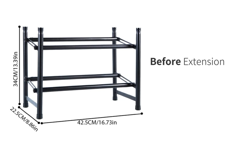 靴ラック,調節可能な靴オーガナイザー,拡張可能な靴ラック,立っている,クローゼット用 靴ラック,調節可能な靴オーガナイザー,拡張可能な靴ラック,立っている,クローゼット用