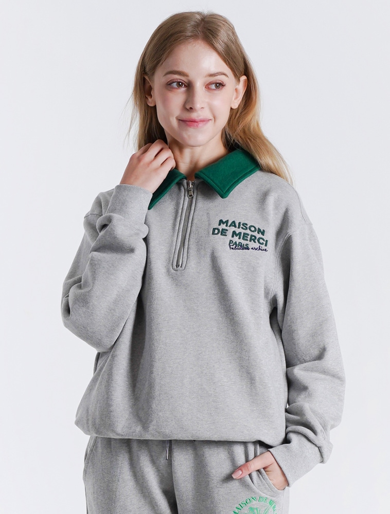 FABULOUS ARCHIVE UNISEX レギュラーフィット MAISONチェーン刺繍反集業メラングレー(FCB3TS322M)
