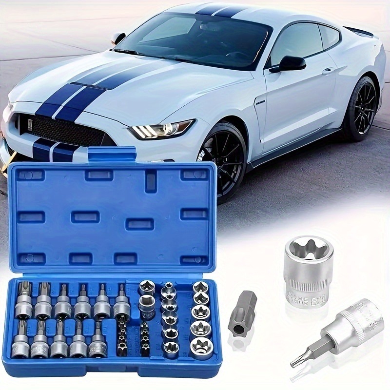 34個セットの多機能機械修理自動修理専門ツールセットプレッシャーバッチソケットセット/クロムバナジウム鋼/インチ/セットビット 34個セットの多機能機械修理自動修理専門ツールセットプレッシャーバッチソケットセット/クロムバナジウム鋼/インチ/セットビット