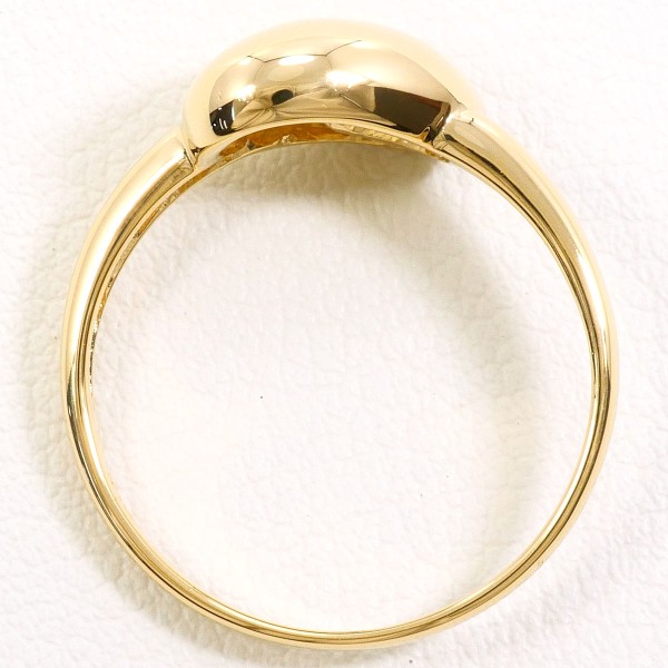 K18 18金 YG リング 12号 ダイヤ 0.02 中古 K18 18金 YG リング 12号 ダイヤ 0.02 中古